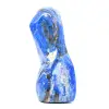 Ornamento mineral de lápis-lazúli azul profundo do Afeganistão - 0