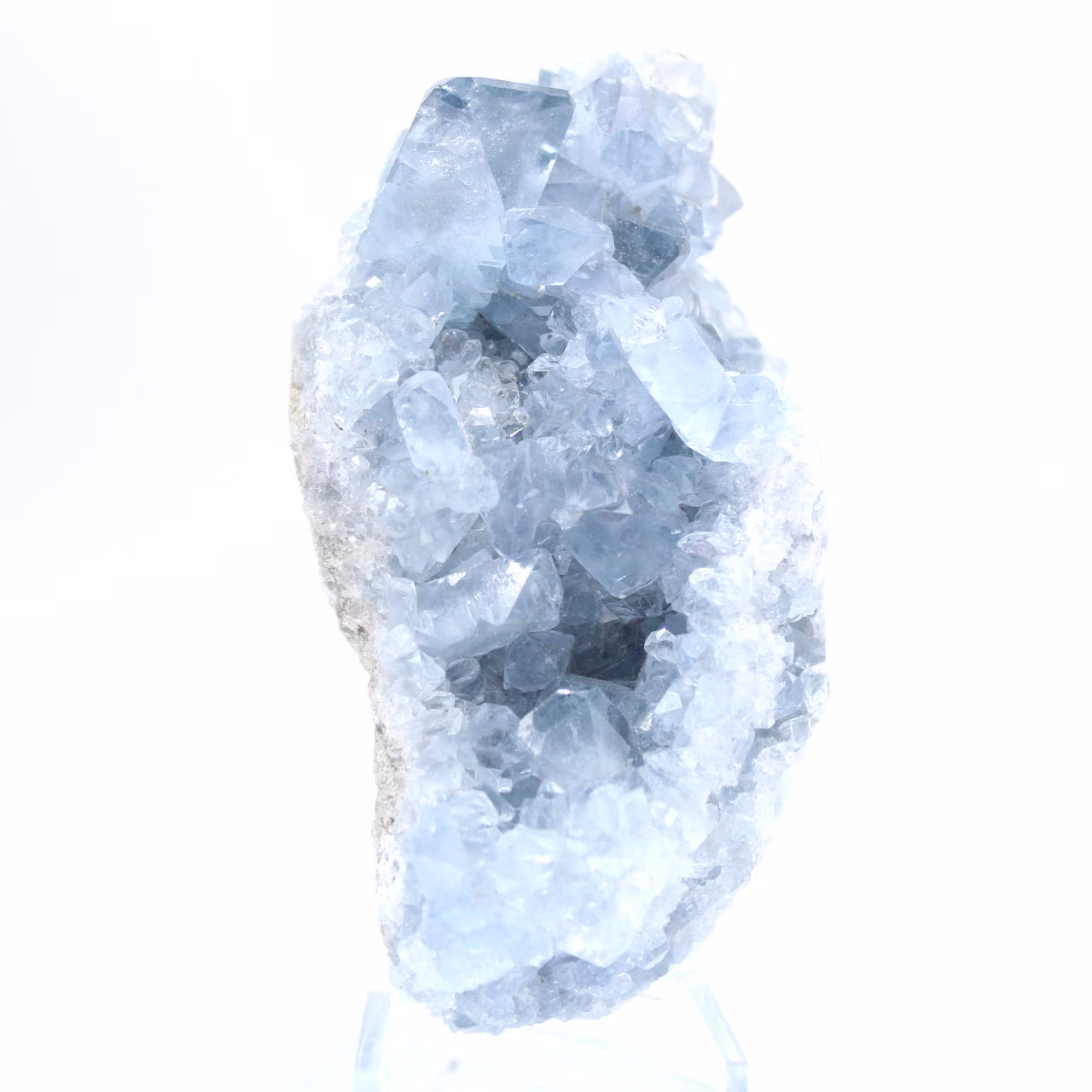 Espécime natural de celestita azul de Madagascar