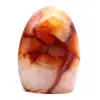 Enfeite médio de cornalina polida - Pedra natural de Madagascar para decoração - 4