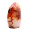 Enfeite médio de cornalina polida - Pedra natural de Madagascar para decoração - 5
