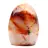 Enfeite médio de cornalina polida - Pedra natural de Madagascar para decoração