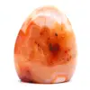 Enfeite decorativo de cornalina polida - Pedra natural de Madagascar (450g) - 0