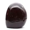 Ornamento polido de cornalina de Madagascar - Pedra natural colecionável vermelho-alaranjado intenso - 0