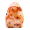 Cornalina polida de Madagascar - espécime de pedra natural para decoração e ciência - 0