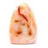 Cornalina polida de Madagascar - espécime de pedra natural para decoração e ciência - 4