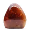 Ornamento de cornalina polida Madagascar - espécime de colecionador vermelho-alaranjado (pedra natural) - 0