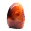 Pedra Natural Cornalina Polida - Ornamento Decorativo para Coleção (Madagascar) - 0