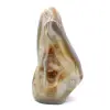 Cornalina natural polida, grande ornamento mineral de Madagascar - 2