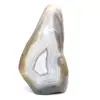 Cornalina natural polida, grande ornamento mineral de Madagascar - 6