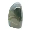 Espécime de jaspe verde polido, grande pedra decorativa, Madagascar - 5