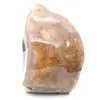Pedra cornalina polida de Madagascar, decoração mineral XXL - 2
