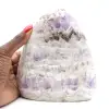 Ametista polida, tamanho grande, Madagascar, ornamento de pedra colecionável - 1