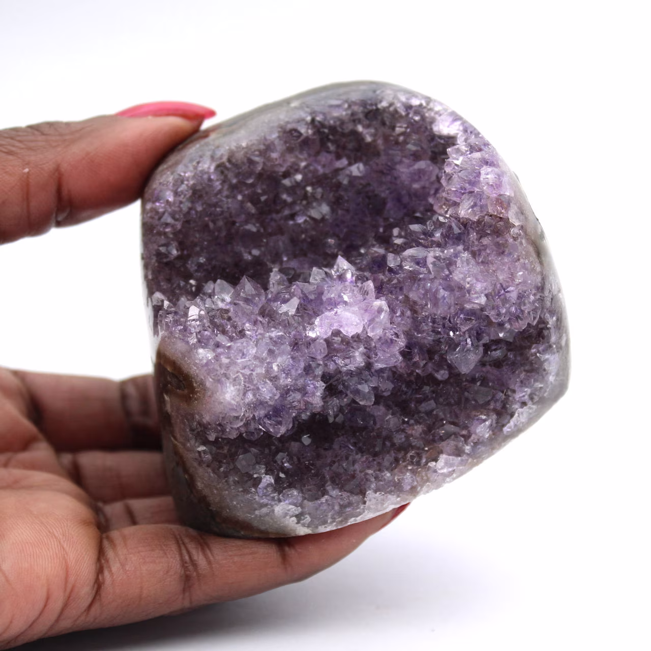 Geodo de Ametista Brasileira: Decoração e Mineralogia