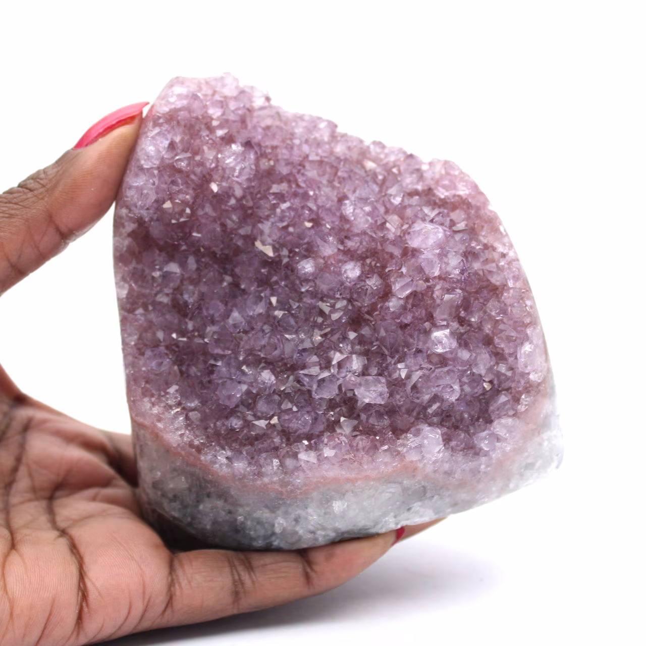 Drusa de Ametista Energética – Pedra Natural de Colecionador