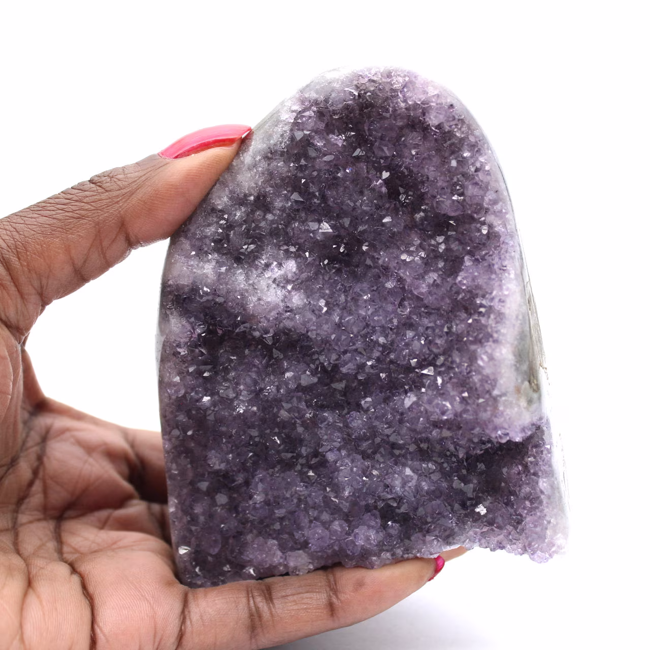 Drusa de Ametista para Sala de Estar – Pedra Natural da Calma