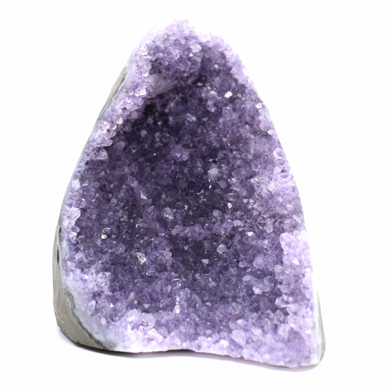 Geodo de ametista, meditação