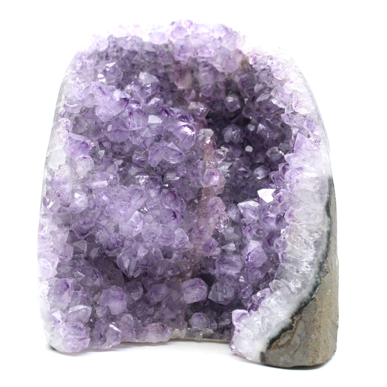Geodo de ametista, espaço zen
