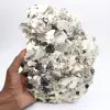 Grande mica com turmalina sobre quartzo afegão - 0
