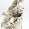 Mica e turmalina negra sobre quartzo afegão - 9