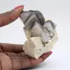 Mica em quartzo branco afegão compacto - 0