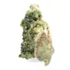 Cristais de epidoto verde em uma matriz de Imilchil - 3