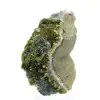 Epidoto verde de Marrocos sobre matriz fina - 4