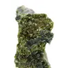 Epidoto verde de Marrocos sobre matriz fina - 6
