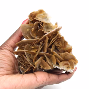 Cristais marrons de barita de Ouichane