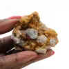 Exemplar muito pequeno de fluorita: cristais verdes, Marrocos. - 0