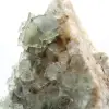 Mineral Fluorita Verde: Cristais em matriz para decoração. - 2