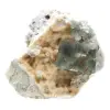 Mineral Fluorita Verde: Cristais em matriz para decoração. - 3
