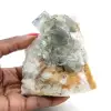 Espécime geológico de fluorita: pedra marroquina com cristais. - 0