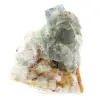 Espécime geológico de fluorita: pedra marroquina com cristais. - 1