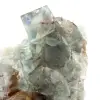 Espécime geológico de fluorita: pedra marroquina com cristais. - 6