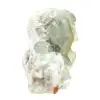 Pedra de fluorita verde bruta: Amostra cristalizada sobre rocha - 3