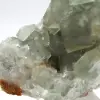 Pedra de fluorita verde bruta: Amostra cristalizada sobre rocha - 5