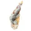 Rocha de fluorita verde: Grande cristal em sua matriz. - 3
