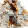 Rocha de fluorita verde: Grande cristal em sua matriz. - 5