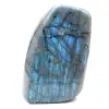 Espécime de labradorita polida, rocha mineral decorativa. - 0