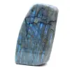Espécime de labradorita polida, rocha mineral decorativa. - 2