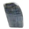 Espécime de labradorita polida, rocha mineral decorativa. - 4
