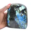 Pedra labradorita polida, autêntica de Madagascar. - 1