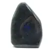 Pequeno ornamento de labradorita polida, rocha mineral - 0