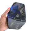 Grande labradorita polida, rocha mineral excepcional. - 1