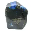 Pedra labradorita natural polida, decoração mineral - 0