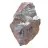 Cristais de pirolusita, rocha mineral Marrocos
