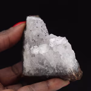 Quartzo bruto de colecionador com goethita, Marrocos