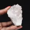 Drusas de quartzo com goethita, espécime mineral 155g - 0