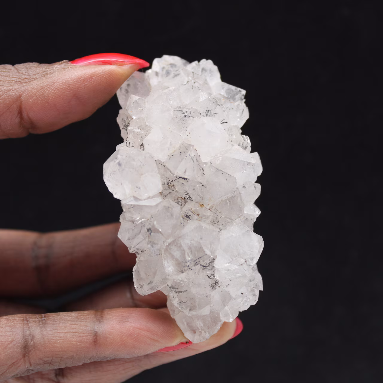 Quartzo Goethita, mini drusa colecionável de Marrocos, 85g