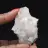 Pequena rocha de quartzo e goethita, cristais de Marrocos